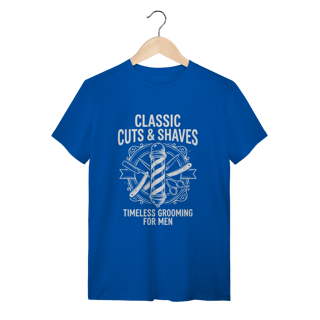 Nome do produto Camiseta Barber Pole Vintage: A Tradição Old School