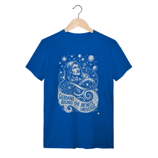 Nome do produto Camiseta Giordano Bruno – Cosmologia e Astronomia