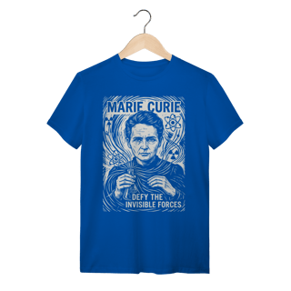 Nome do produto Camiseta Marie Curie Física Radioatividade Unissex