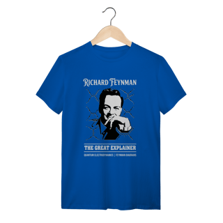 Nome do produto Camiseta Richard Feynman - A Dança das Partículas