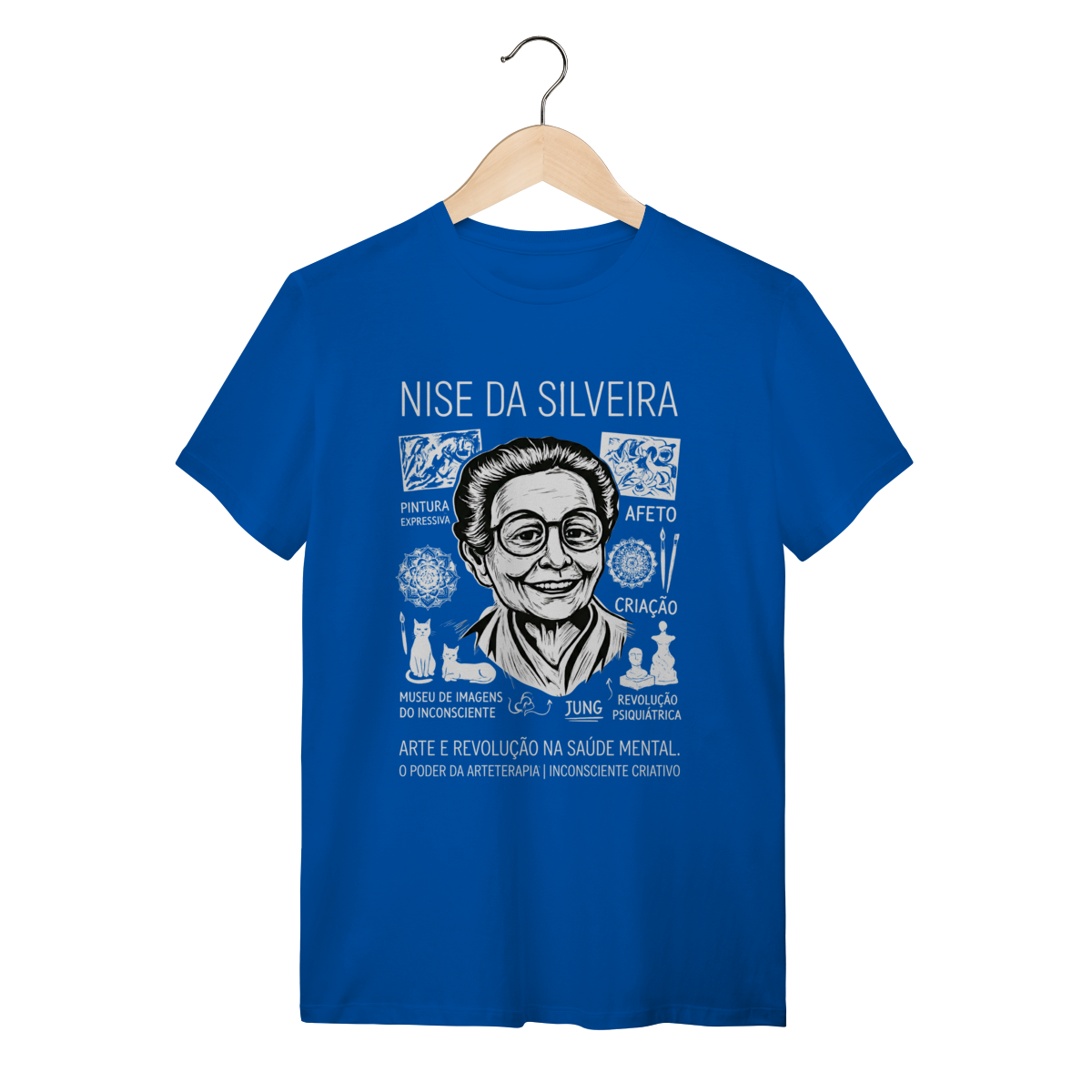 Nome do produto: Camiseta Nise da Silveira - Imagens do Inconsciente