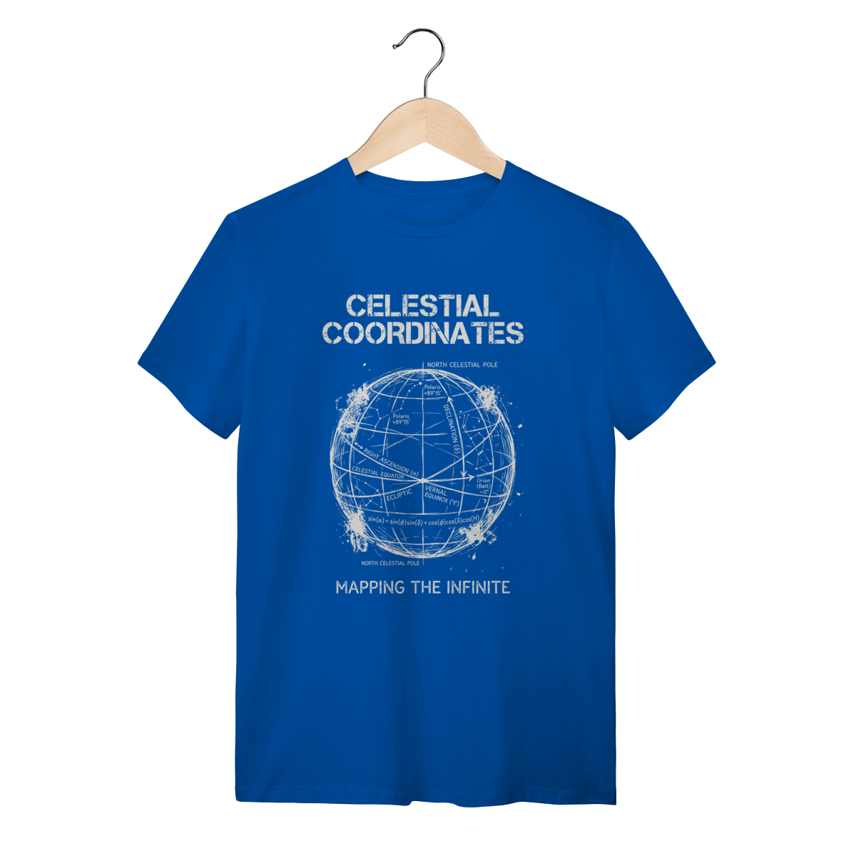Nome do produto: Camiseta Coordenadas Celestiais: Mapeando o Infinito