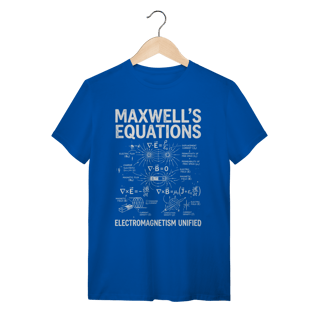 Nome do produto Camiseta Equações de Maxwell Eletromagnetismo
