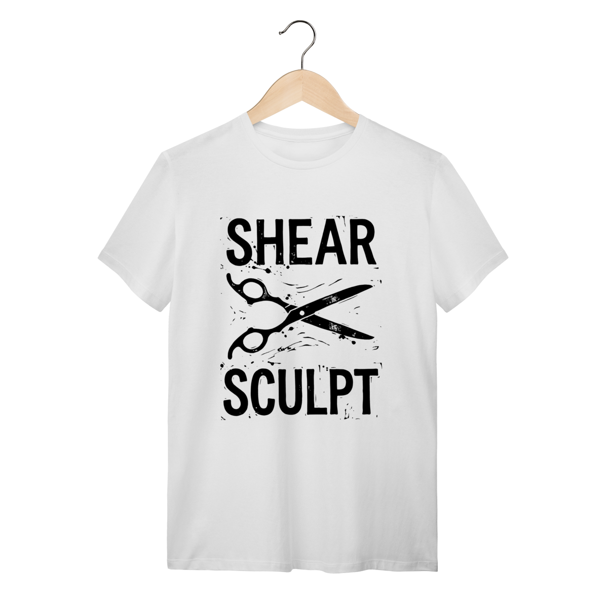 Nome do produto: Camiseta Tesoura Stylist: A Escultura Viva