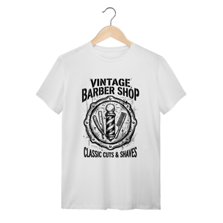 Camiseta Barber Pole Vintage: A Tradição Old School