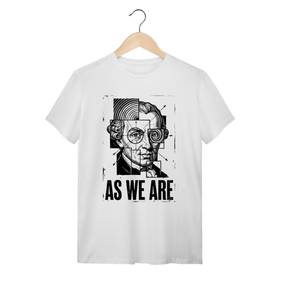 Camiseta Immanuel Kant – Coleção Razão Pura (As We Are)