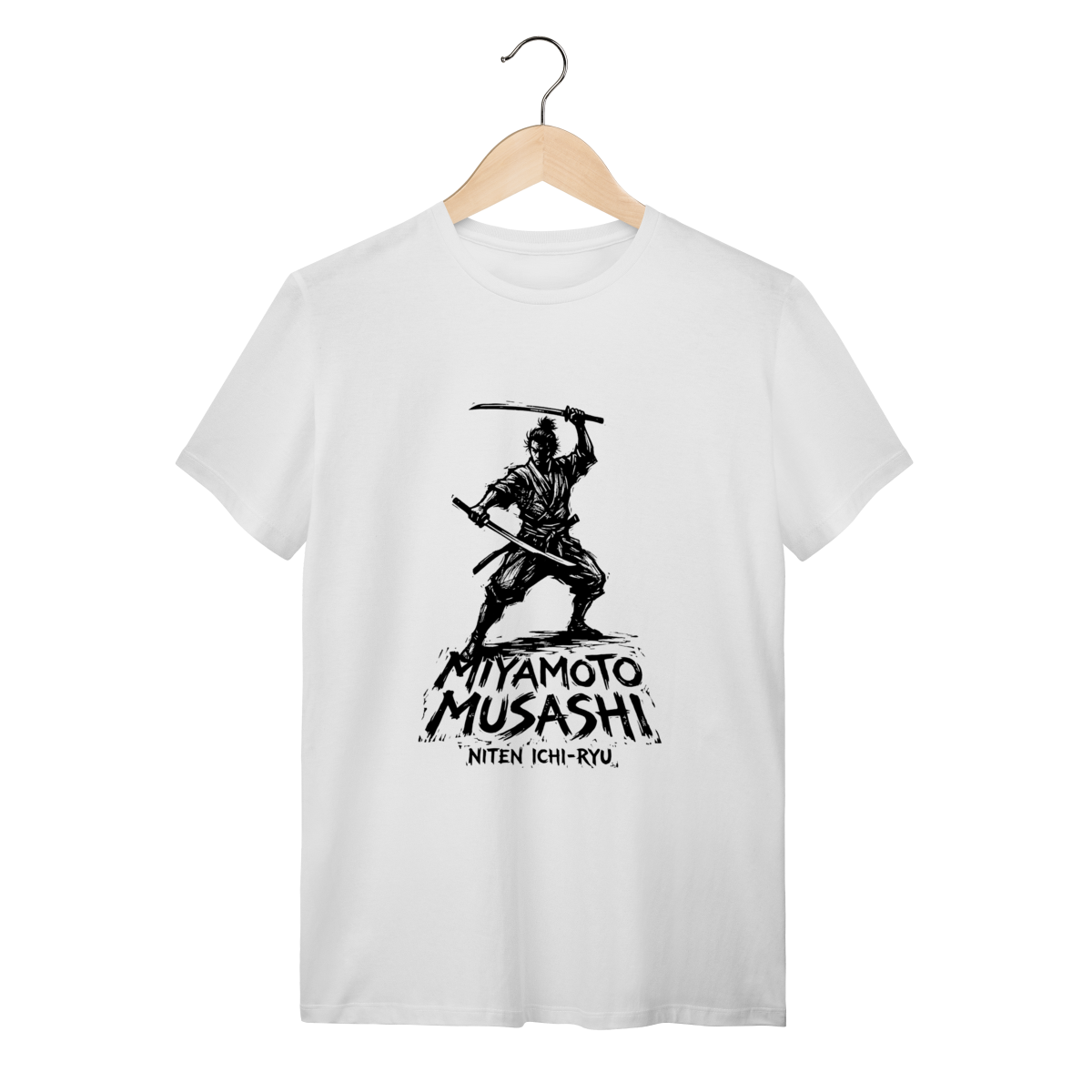 Nome do produto: Camiseta Miyamoto Musashi – Estratégia e Filosofia