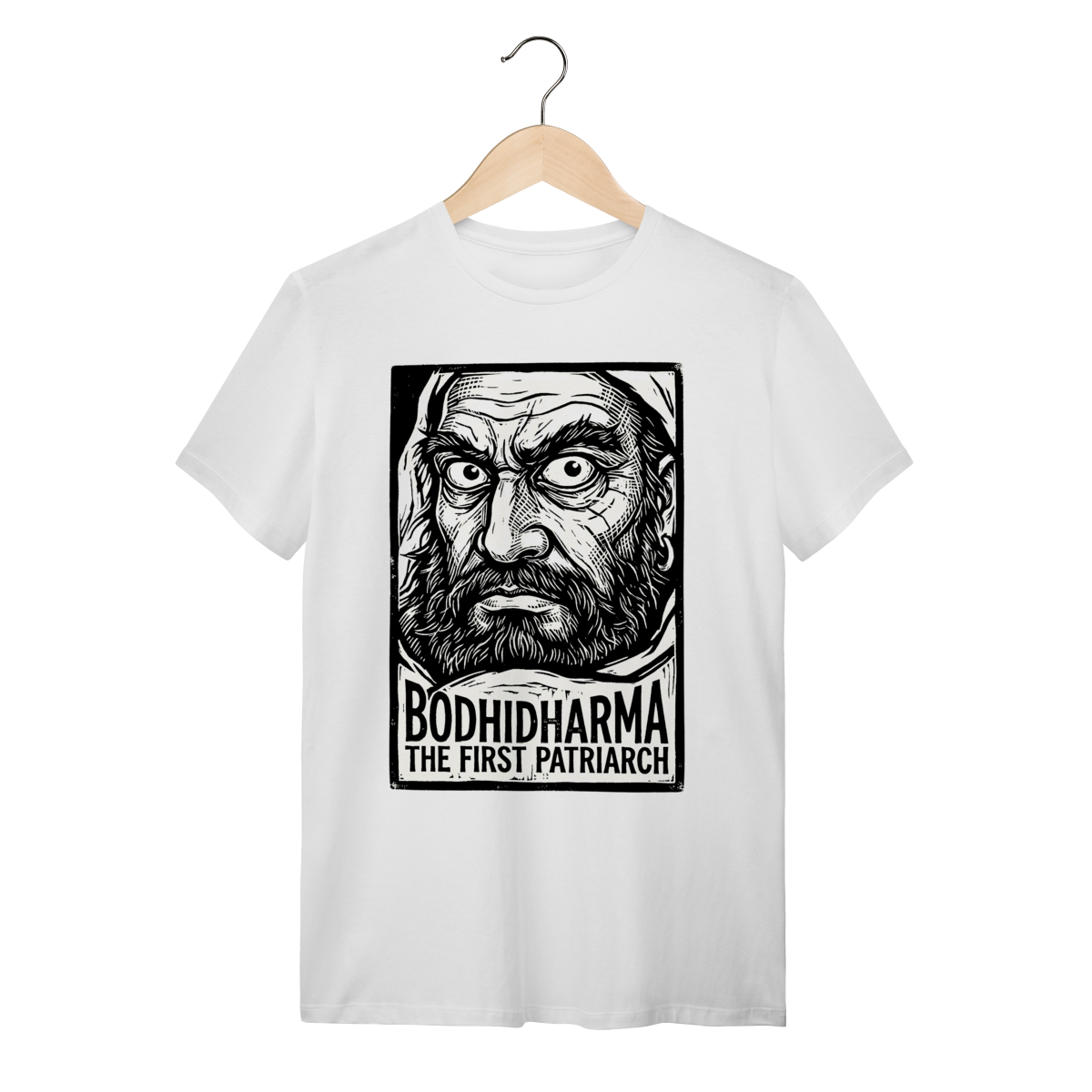 Nome do produto: Camiseta Bodhidharma – Filosofia Zen