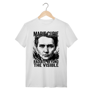 Camiseta Marie Curie Física Radioatividade Unissex