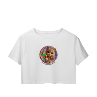 Nome do produto Cropped Gato Pipu - Alegria Todo Dia