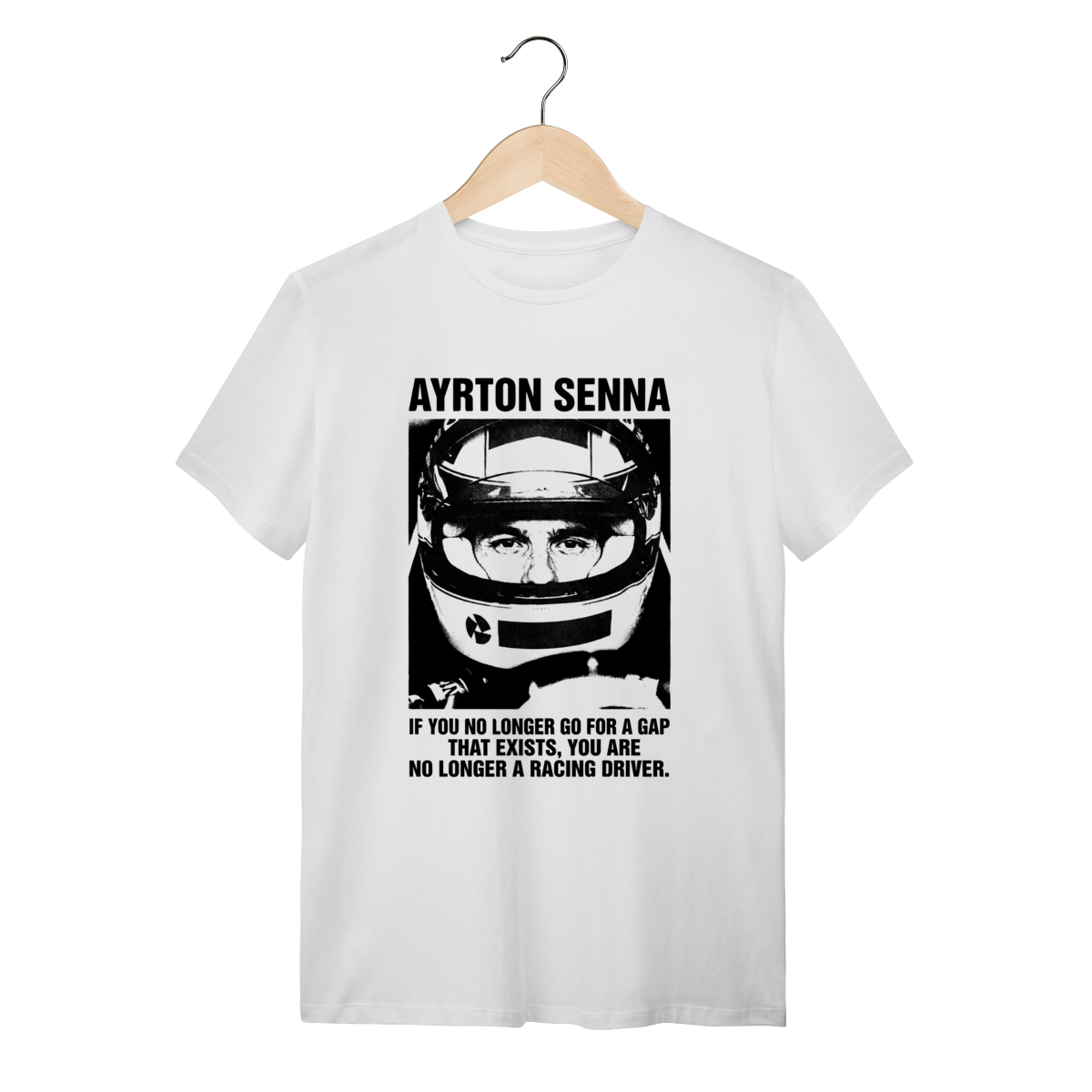 Nome do produto: Camiseta Ayrton Senna: O Gap da Lenda – Edição Especial