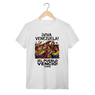 Nome do produto Camiseta Viva Venezuela: O Povo Venceu – Edição Especial e Histórica 2026