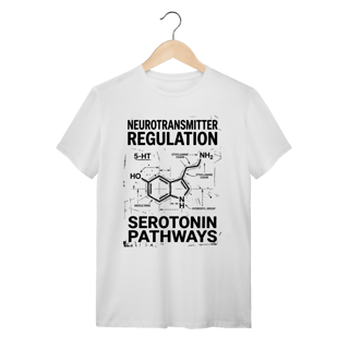 Nome do produto Camiseta Molécula de Serotonina: A Fórmula da Felicidade