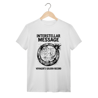 Nome do produto Camiseta Voyager Golden Record: O Mensageiro Cósmico