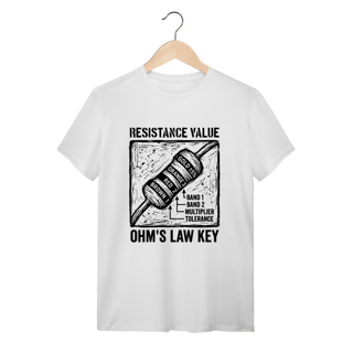 Nome do produto Camiseta Código de Cores Resistor – Eletrônica