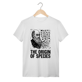 Nome do produto Camiseta Charles Darwin – Coleção A Origem (8 Estampas Exclusivas)