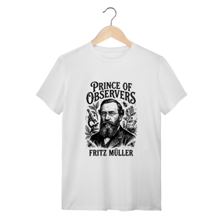 Nome do produto Camiseta Fritz Müller – Biologia Evolutiva