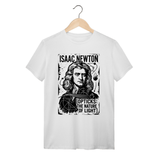 Nome do produto Camiseta Isaac Newton – Física Clássica