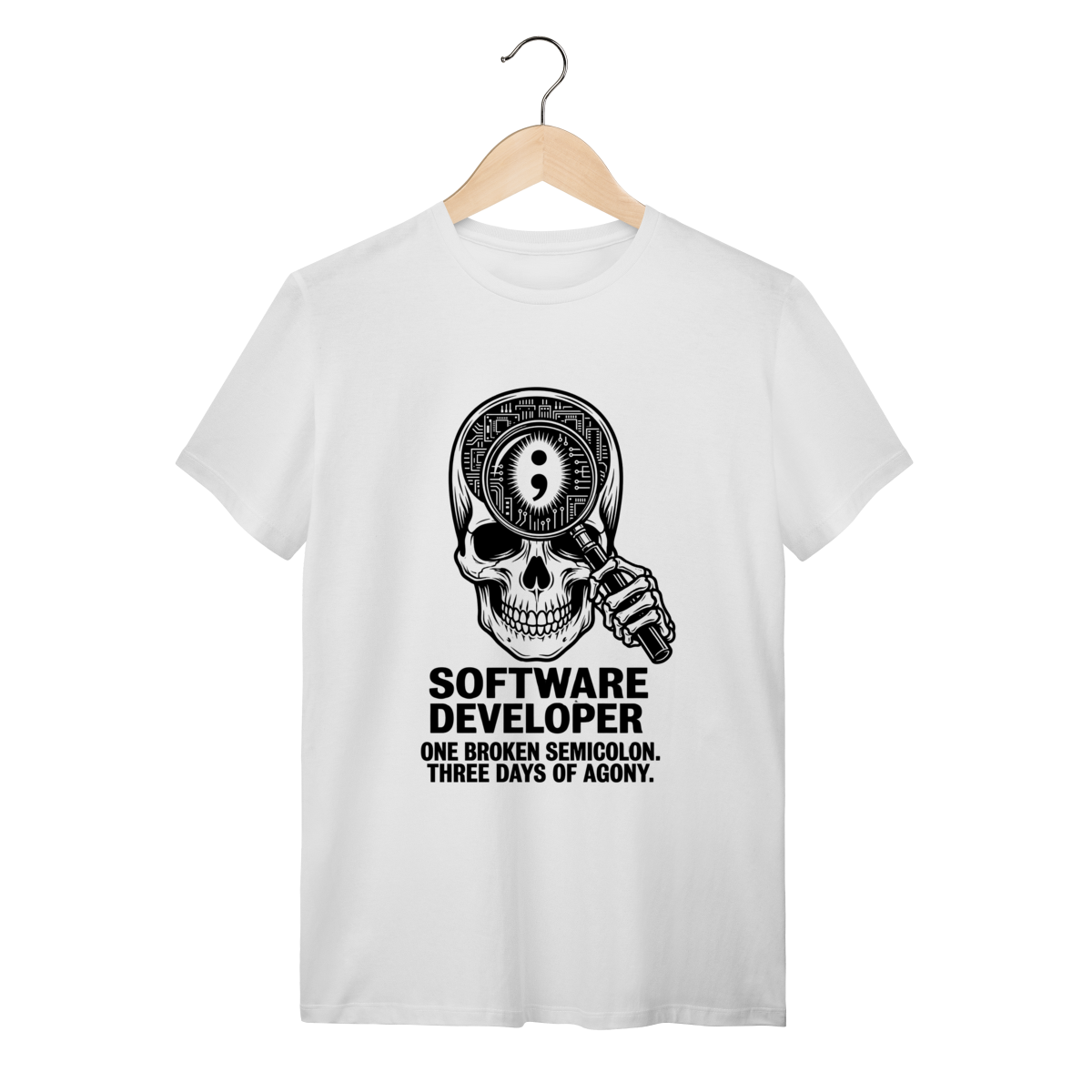 Nome do produto: Camiseta Programador – Desenvolvimento de Software