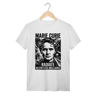 Nome do produto Camiseta Marie Curie Ciência Unissex Algodão Premium