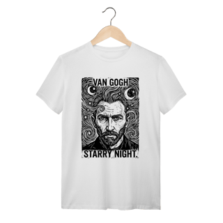 Camiseta Vincent Van Gogh Arte Algodão Premium Unissex