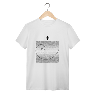 Nome do produto Camiseta Proporção Áurea | Para Pessoas Que Admiram o Conhecimento