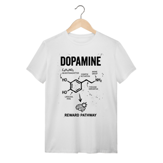Nome do produto Camiseta Molécula de Dopamina: A Química da Recompensa