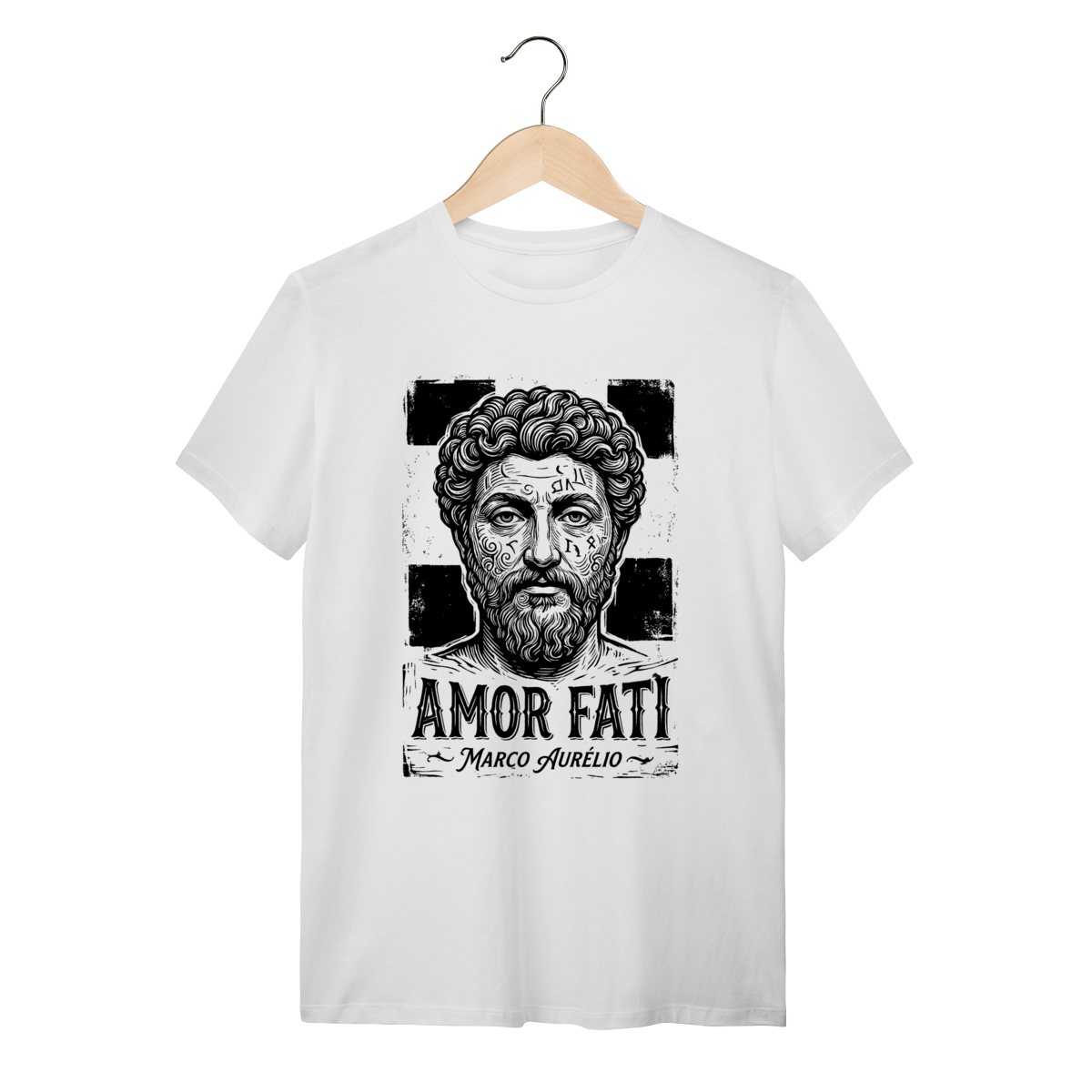 Nome do produto: Camiseta Marco Aurélio – Filosofia