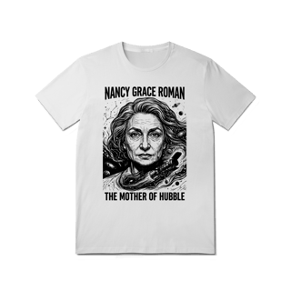 Nome do produto Camiseta Branca Estampa Nancy Grace Roman The Mother Of Hubble