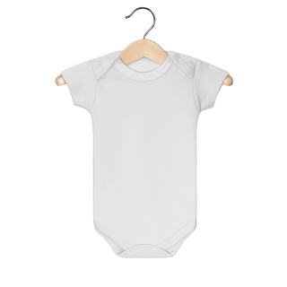 Nome do produto Body Bebê Liso (RN a 12 Meses) | 100% Algodão