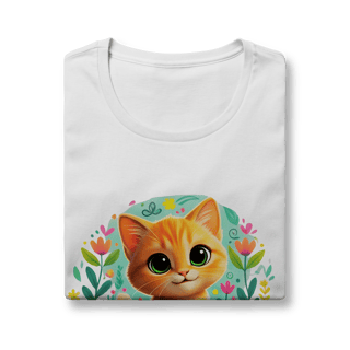 Nome do produto Camiseta Baby Long Quality Gato Pipu - Vida Mais Leve