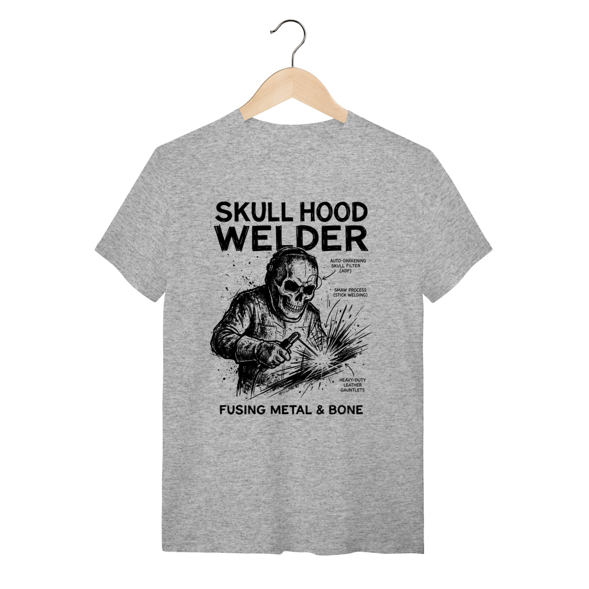 Nome do produto: Camiseta Soldador: Forjado no Fogo