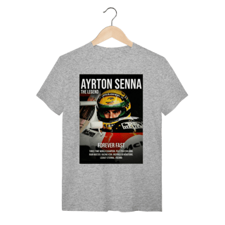 Nome do produto Camiseta Ayrton Senna: The Legend Forever Fast – Edição Especial