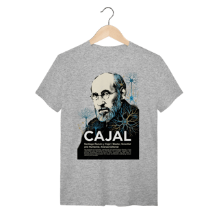 Nome do produto Camiseta Santiago Ramón y Cajal - A Arte da Neurociência