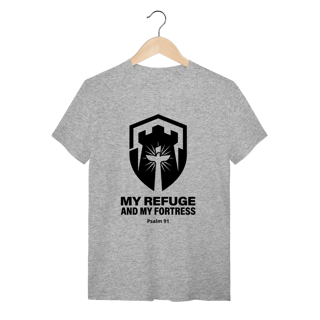 Nome do produto Camiseta Salmo 91: My Refuge and Fortress – Edição Especial Proteção Divina