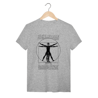 Nome do produto Camiseta Homem Vitruviano Da Vinci: A Proporção Divina – Edição Especial