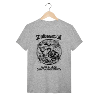 Nome do produto Camiseta Gato de Schrödinger: O Paradoxo Quântico