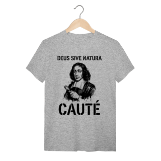 Nome do produto Camiseta Baruch Spinoza – Caute (Filosofia e Ética)
