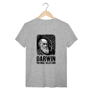 Nome do produto Camiseta Charles Darwin – Coleção A Origem (8 Estampas Exclusivas)