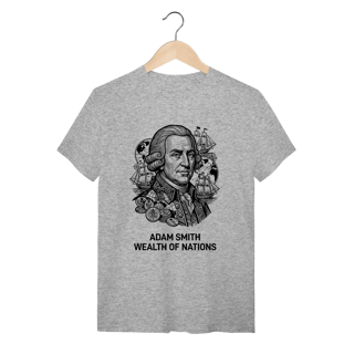 Nome do produto Camiseta Adam Smith – Economia Clássica