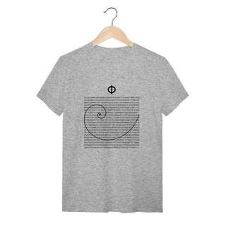 Nome do produto Camiseta Proporção Áurea | Para Pessoas Que Admiram o Conhecimento