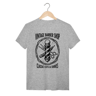 Nome do produto Camiseta Barber Pole: O Guardião do Estilo Clássico