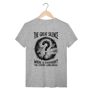 Nome do produto Camiseta Paradoxo de Fermi: O Silêncio do Universo