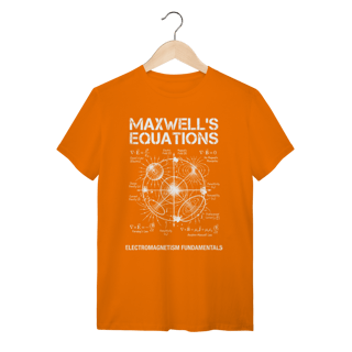Camiseta Equações de Maxwell Eletromagnetismo