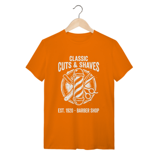Nome do produto Camiseta Barber Pole: O Guardião do Estilo Clássico