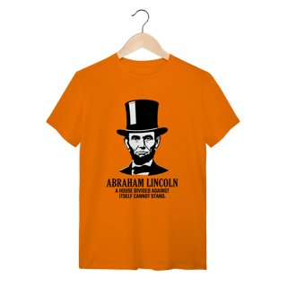 Nome do produto Camiseta Abraham Lincoln - A House Divided | Premium Humanidades