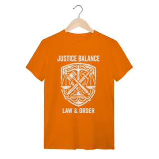 Nome do produto Camiseta Balança da Justiça: O Equilíbrio da Lei
