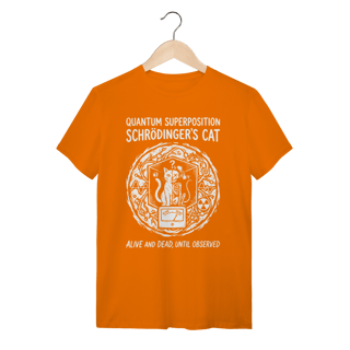 Nome do produto Camiseta Gato de Schrödinger: O Paradoxo Quântico