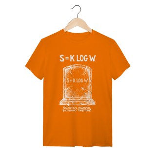 Nome do produto Camiseta Entropia Boltzmann: S = k log W (Física & Termodinâmica)