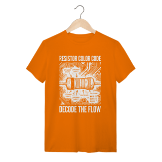 Nome do produto Camiseta Código de Cores Resistor – Eletrônica
